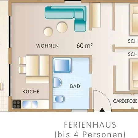 Vakantiehuis Ferienhaus Fur Bis Zu 4 Personen Zur Seeseite - #125267 *